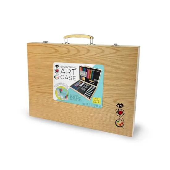 Everything Art Wooden Artist Case Deluxe Set {3}