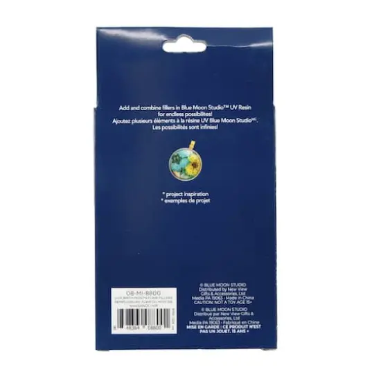 Blue Moon Studio&trade; UV Resin Craft 29mm Birth Month Flower Fillers, 24ct. {5}