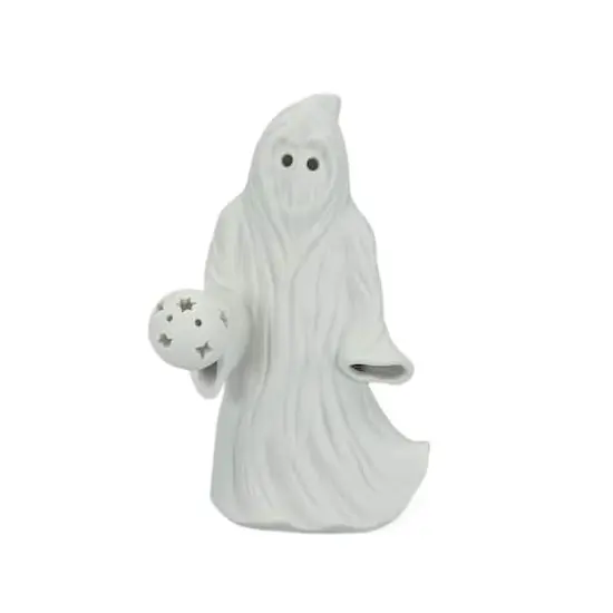 7.75" DIY Ceramic LED Hooded Figure D&eacute;cor by Make Market&reg; {1}