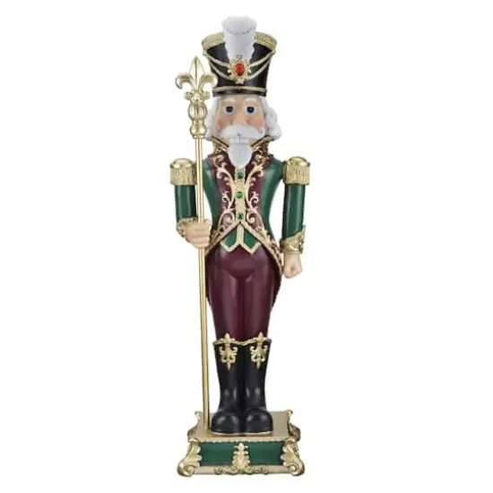 Haute Decor 3ft. Fleur De Lis Nutcracker {1}