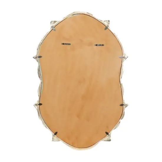 Gold Aluminum Contemporary Wall Mirror, 36" x 25" x 2" {6}