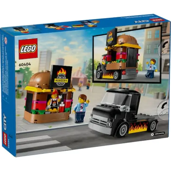 LEGO&reg; City Burger Truck Toy Building Set 60404 {4}