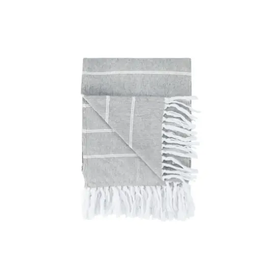 Hello Honey&reg; Striped Brushed Cotton Throw Blanket Set {3}