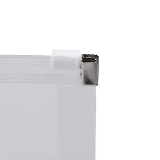 JAM Paper 4.5" x 6.5" Clear Plastic Zip Closure Envelopes, 12ct. {5}