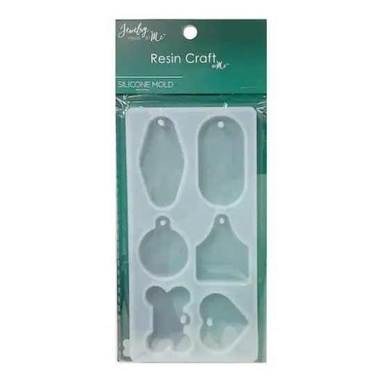 Jewelry Made By Me Resin Craft Keychain Tags Mold {1}