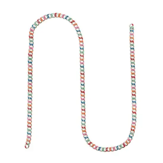 18" Rhodium Enamel Curb Chain by Bead Landing&trade; {4}