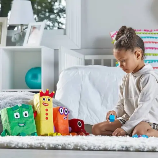 hand2mind&reg; Numberblock 1 & 2 Playful Pals Plush Set {5}