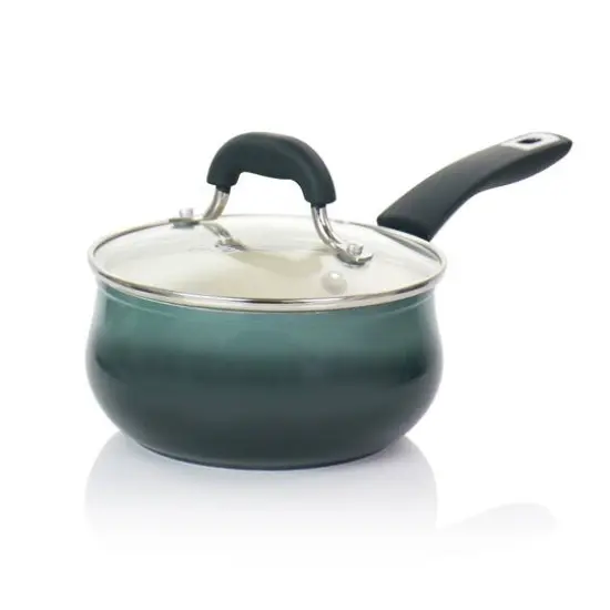 Oster Corbett 8-Piece Blue Nonstick Aluminum Cookware Set {7}