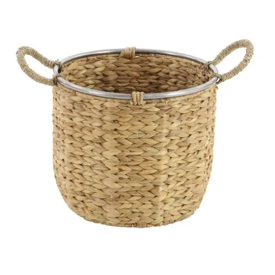 Tan Seagrass Natural Storage Basket Set {6}