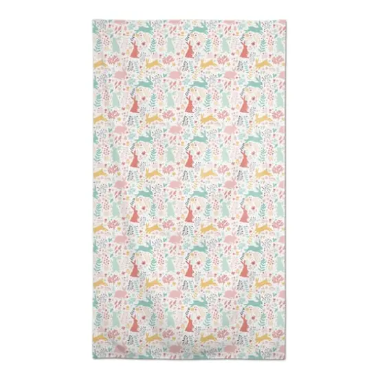 Scandinavian Bunny Pattern 58" x 102" Tablecloth {1}