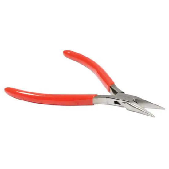 The Beadsmith&reg; 4.75" Red Chain Nose Pliers {5}