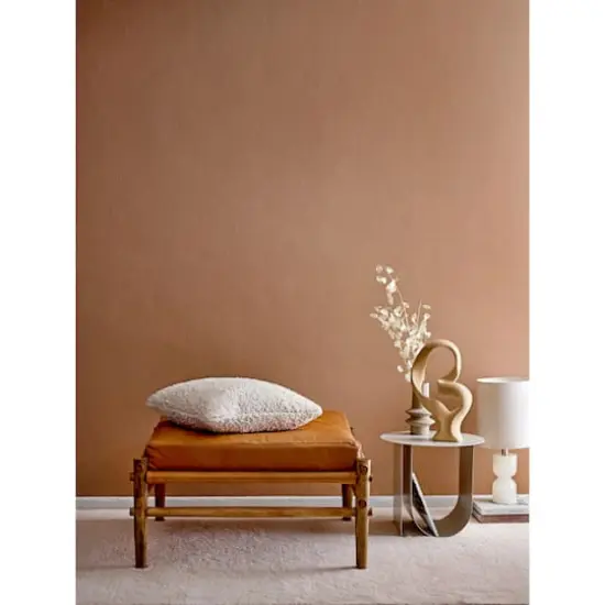 Hello Honey&reg; 9" Taupe Modern Sculptural Stoneware Vase with Latex Glaze {8}