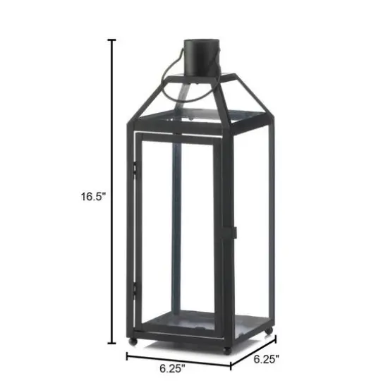 16.5'' Midtown Black Lantern {4}