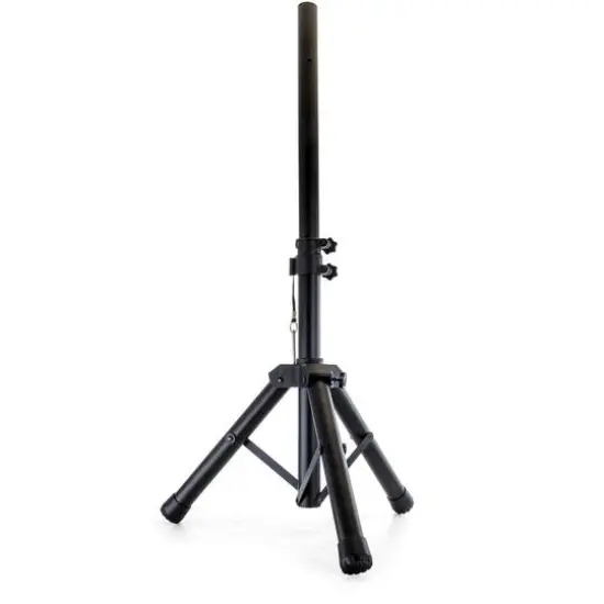 beFree Sound 12" Bluetooth Rechargeable Portable PA Party Speaker With Reactive LED Lights & Stand {6}