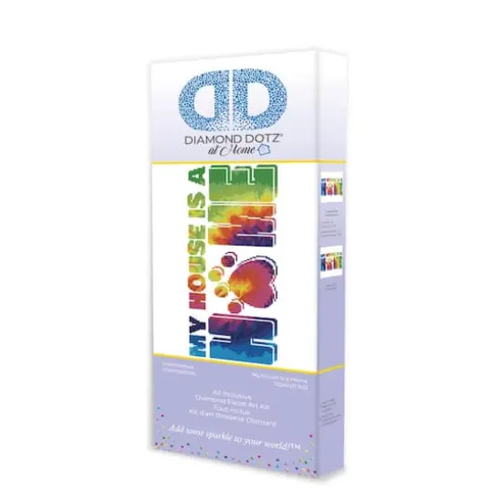 Diamond Dotz&reg; at Home Intermediate My House is a Home Diamond Painting Kit {3}