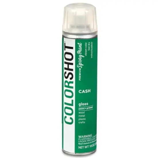 COLORSHOT&reg; Premium Gloss Spray Paint Cash {1}