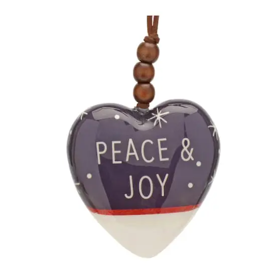 12 Pack 4.75" Heart Plastic Ornaments {5}