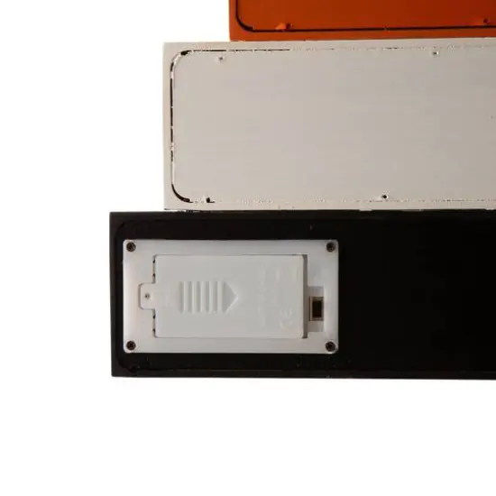 Glitzhome&reg; 12" Halloween Wooden Lighted Word Block Table D&eacute;cor {8}