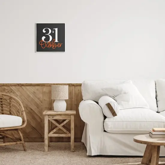 Stupell Industries 31 October Halloween Date Wall Plaque Art {3}