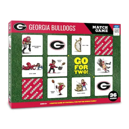 College Team Licensed Memory Match Game Georgia Bulldogs {1}