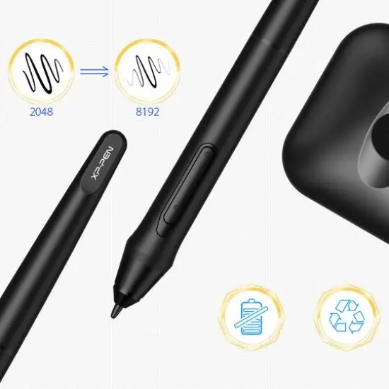 XPPen 10" x 6.25" Deco 01 Graphics Drawing Tablet {6}