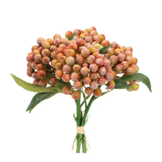 11.75" Orange Berry Bundles, 2ct. {4}