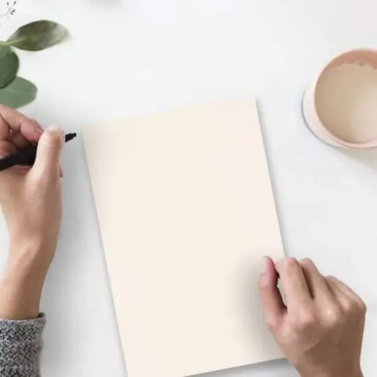 JAM Paper Strathmore Natural White Wove 8.5" x 11" Cardstock, 50 Sheets {3}