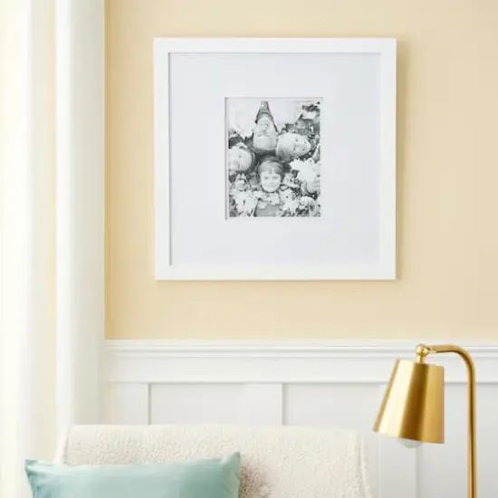Gallery White Square Wall Frame with Double Mat by Studio Décor® {3}
