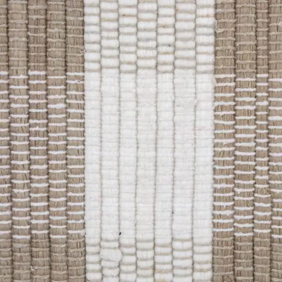 DII&reg; Buffalo Check Rag Rug, 26" x 40" Stone and Cream {4}