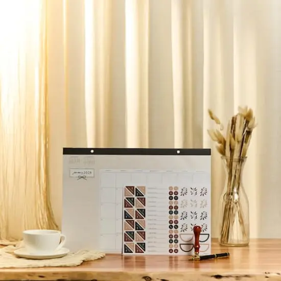 The Happy Planner&reg; Modern Charm Small Desk Calendar {6}