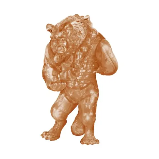 3D Crystal Puzzle - Disney Prince Adam/Beast (Brown): 49 Pcs {1}