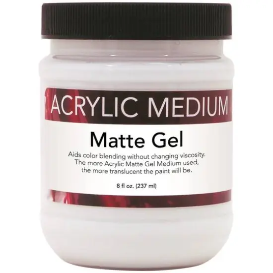 Art Advantage&reg; Matte Acrylic Gel Medium, 8oz. {1}