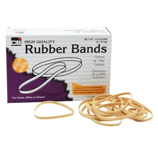 3" Natural Color Rubber Bands, 10 Boxes {1}