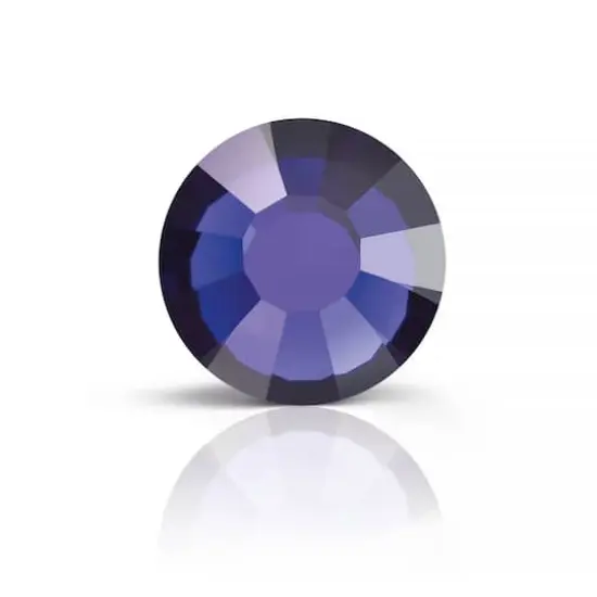 Preciosa MAXIMA SS7 Flat Back Czech Crystals, 144ct. Dark Indigo {1}