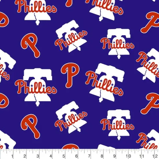 MLB Philadelphia Phillies Cotton Fabric {3}