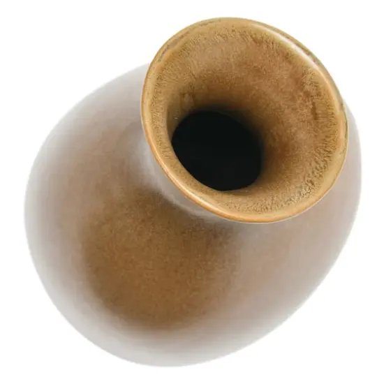 Hello Honey&reg; 10" Speckled Reactive Glaze Organic Shaped Stoneware Vase {5}