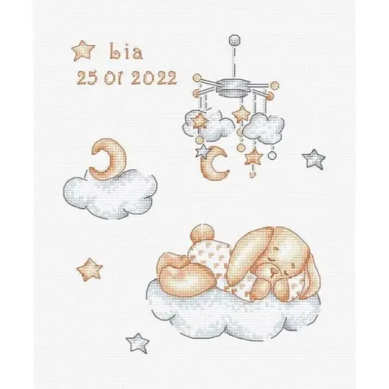 Luca-s Sleepy Counted Cross Stitch Kit {1}