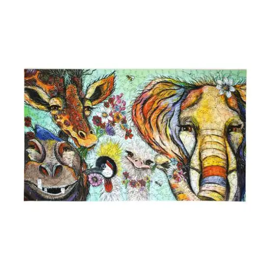 Wooden Jigsaw Puzzle - It's a Jungle Out There!: 599 Pcs {1}