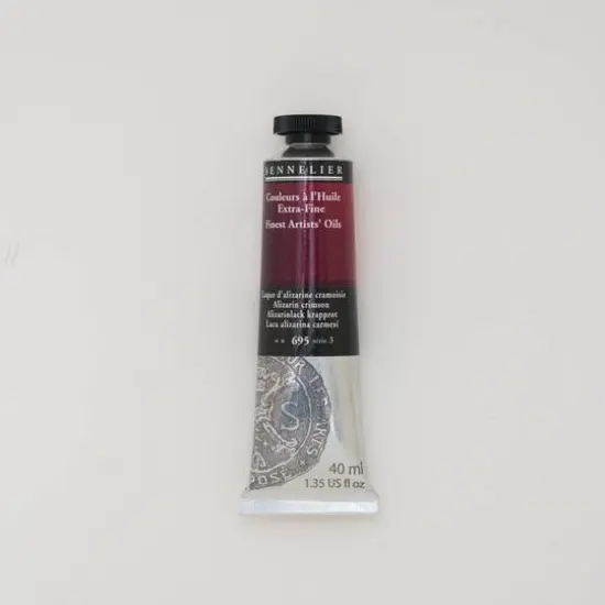 Sennelier Artists' Oil Color, 40mL 695 Alizarin Crimson S3 {1}