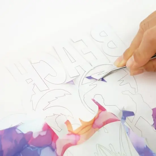 Rainbow Watercolor Heat Transfer Vinyl by Make Market&reg; {5}