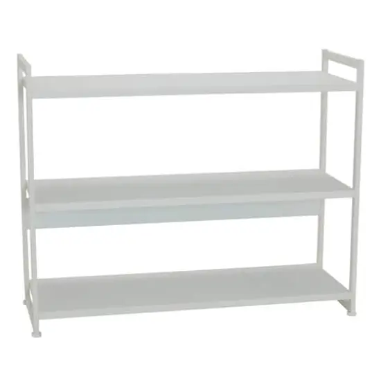 Household Essentials Jamestown 42" Wide Bookshelf White {1}