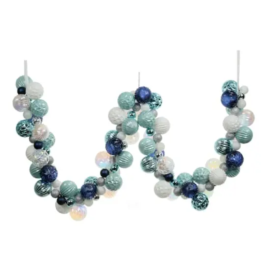 6ft. Blue & White Shatterproof Ball Garland by Ashland&reg; {1}