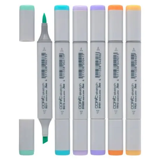 Copic&reg; Pale Pastels Sketch Marker Set {1}