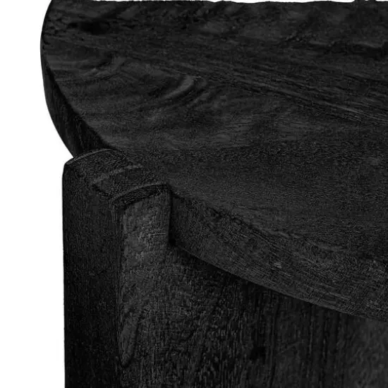 Hello Honey&reg; Paulownia Wood Table Black {7}
