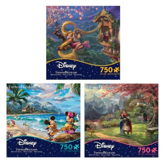 Assorted Disney Thomas Kinkade&trade; 750-Piece Jigsaw Puzzle {1}