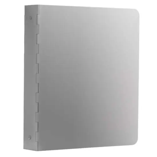 JAM Paper 1.5" Silver Aluminum 3-Ring Binder {3}
