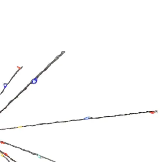 20" Multicolor LED Lighted Firework Branch Hanging D&eacute;cor {3}