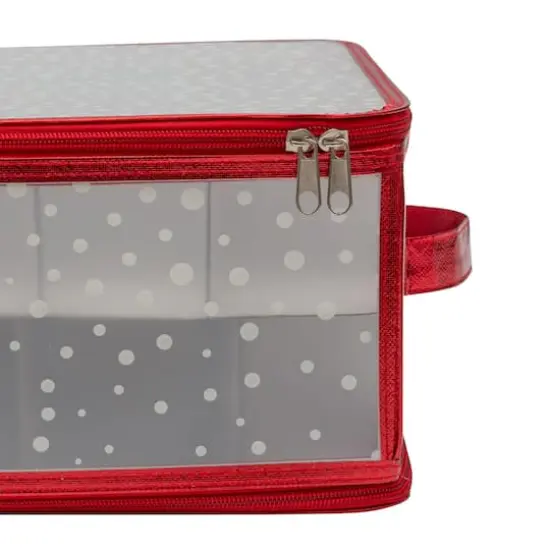 Simplify Red Ornament Storage Organizer {10}