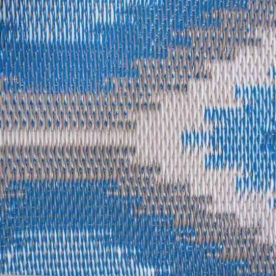 DII&reg; Blue Ikat Outdoor Rug, 4ft. x 6ft. {3}