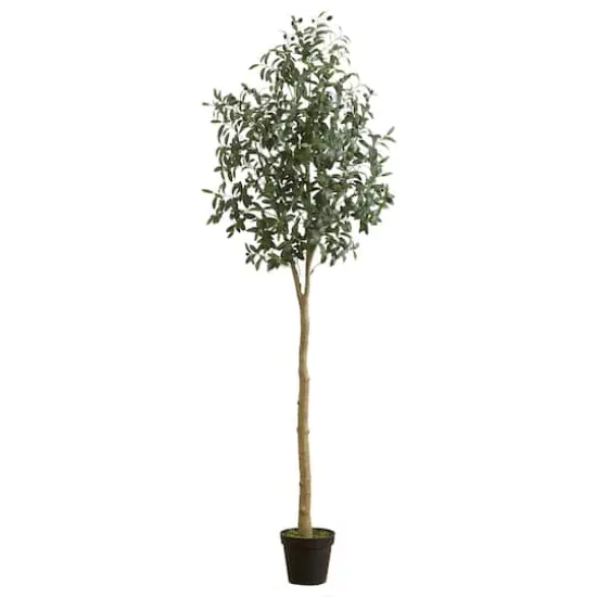 7ft. Potted Artificial Olive Tree {1}